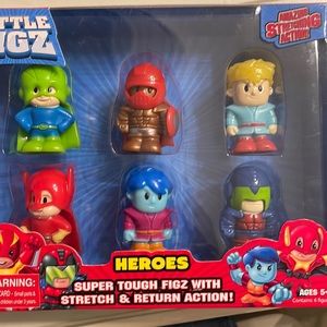 LITTLE FIGZ HEROES STRETCH & RETURN ACTION Ages 5 and up  New in Box